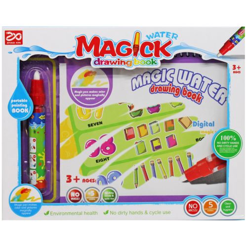 Раскраска с водным маркером "Magic drawing book" фото