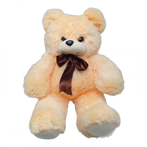 Мягкая игрушка "Медведь Боник", персиковый фото