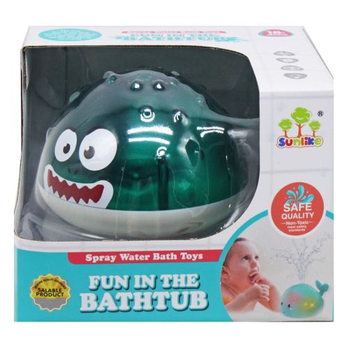 Игрушка для ванной "Фонтанчик: Рыба Фугу" (бирюзовая) фото