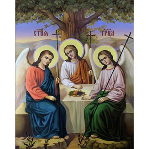 Алмазна мозаїка "Свята Трійця" 30х40 см фото