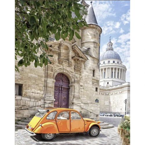 Алмазна мозаїка "Вулиці Парижу" 30х40 см фото
