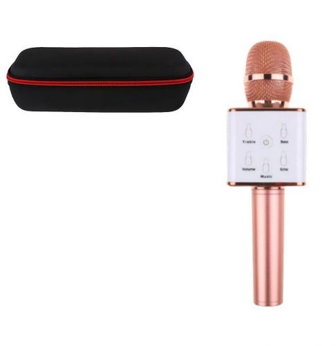 Уцінка.  Безпровідний мікрофон-караоке (рожевий) - Пошкоджена упаковка\не товарний вигляд фото