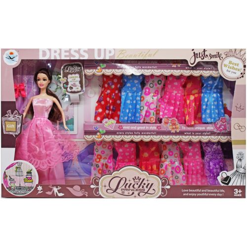 Лялька з гардеробом "Lucky Princess" (у рожевому) фото