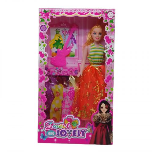 Лялька "Sweet and lovely", помаранчева спідниця вид 2 фото