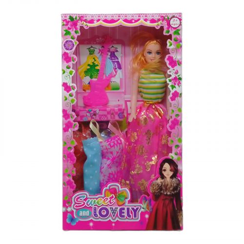Лялька "Sweet and lovely", рожева спідниця вид 2 фото