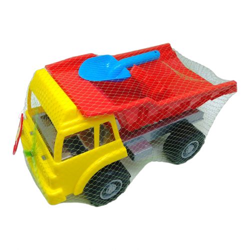 Машинка "Самоскид Піщаний" (жовтий + червоний) фото