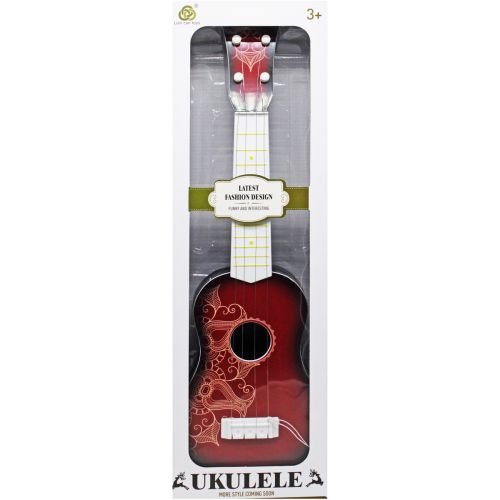 Гитара четырехструнная "Ukulele" (красная) фото