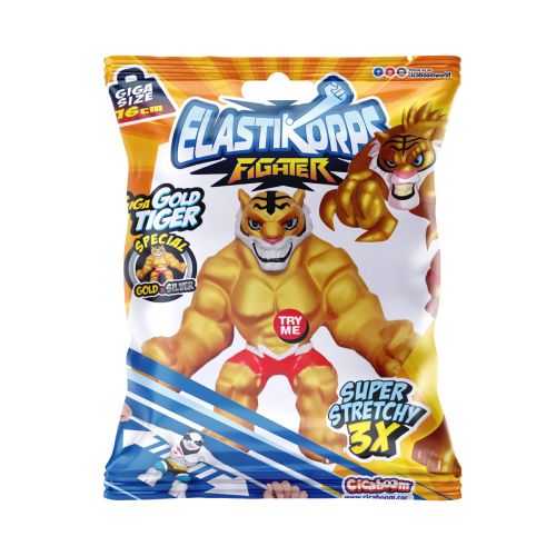 Стретч-іграшка Elastikorps серії "Fighter" – Золотий Тигр фото