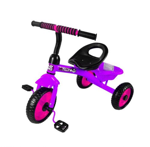 Уценка. Велосипед детский трёхколесный "Trike" фиолетовый - не товарный вид фото