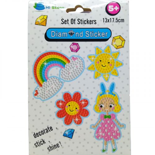 Алмазні наклейки "Diamond Stickers: Для дівчинки" фото