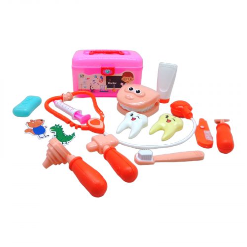 Набір доктора "Стоматолог" у валізці (рожевий) фото