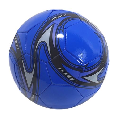 Мяч футбольный №5, синий фото