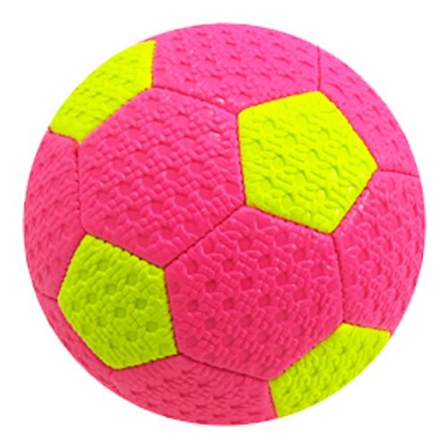 Мяч футбольный №2 детский (розовый) фото