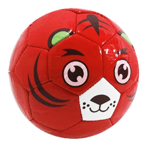Мяч футбольный №2 "Тигрик" (красный) фото