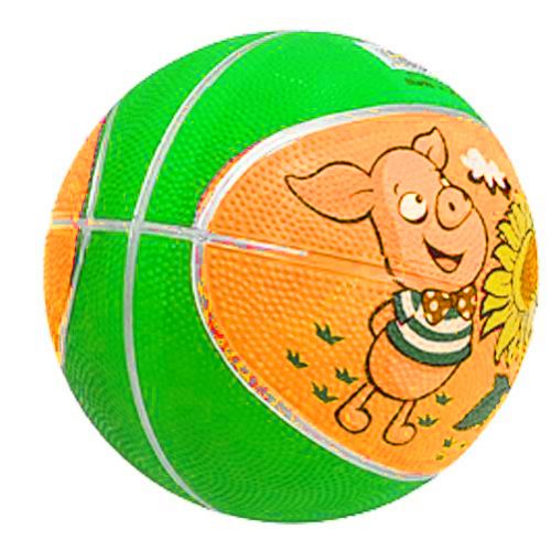 Мʼяч баскетбольний дитячий, d=19 см (зелений) фото