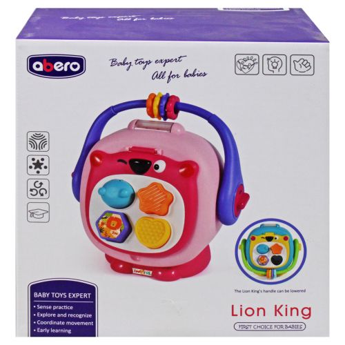 Сортер многофункциональный "Lion King" (розовый) фото
