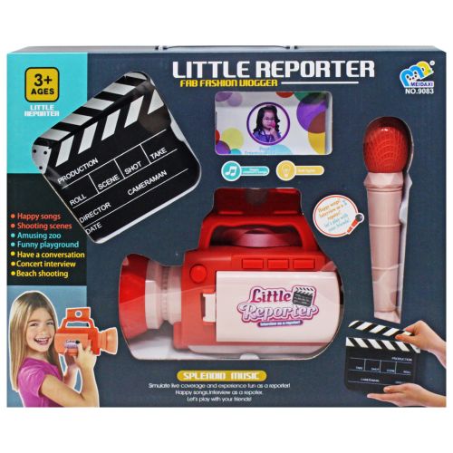 Игровой набор "Маленький репортер" (розовый) фото