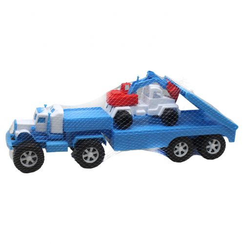 Игровой набор "Автовоз", белый+синий фото
