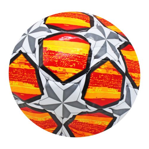 Мяч футбольный №5 "Stars", оранжевый фото