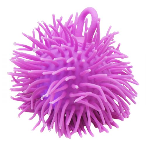 Іграшка-антистрес зі світлом "Їжачок" (фіолетовий) фото