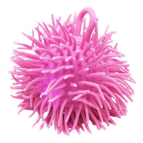 Іграшка-антистрес зі світлом "Їжачок" (рожевий) фото