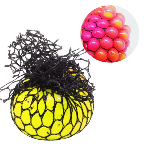 Іграшка-антистрес "Mesh squish ball" (жовтий) фото