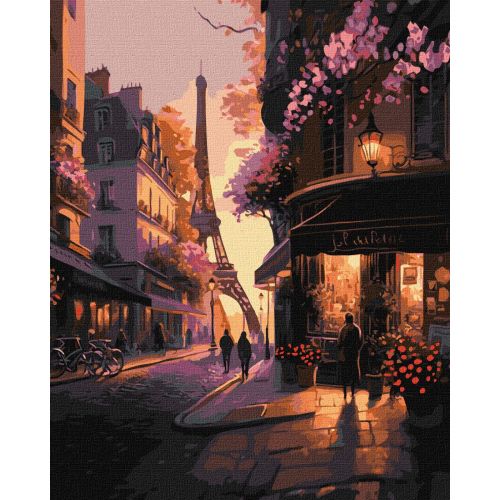 Картина за номерами "Французькі вулички" 40х50 см фото