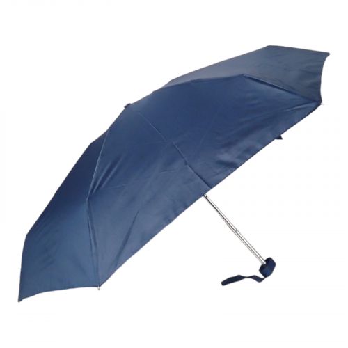 Зонтик механический, мини, складной (синий) фото