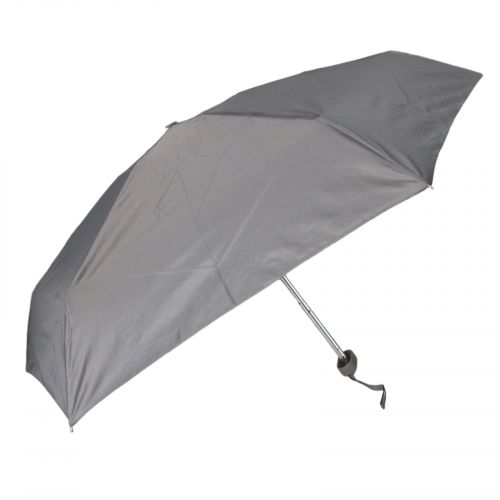 Зонтик механический, мини, складной (серый) фото
