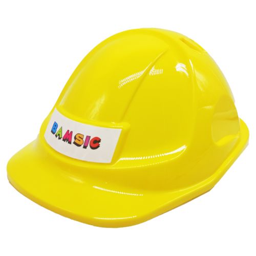 Каска дитяча "Будівельник" (жовта) фото