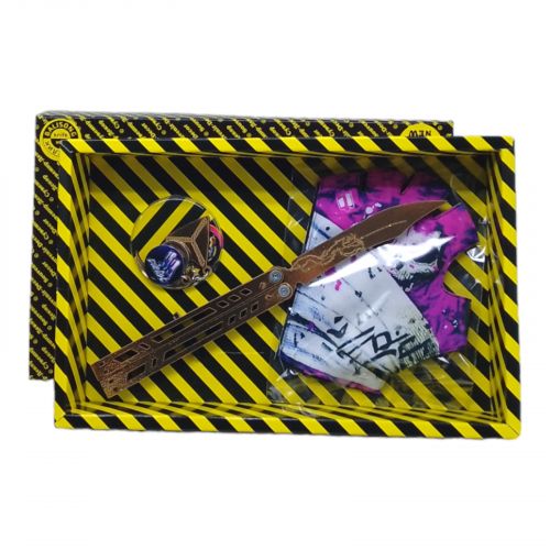 Игровой набор BOX "Бабочка Legasy" нож и перчатки фото