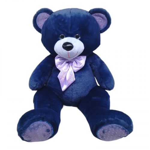М'яка іграшка Ведмедик Teddy Gold blue 60 см (за стандартом - 85 см) фото