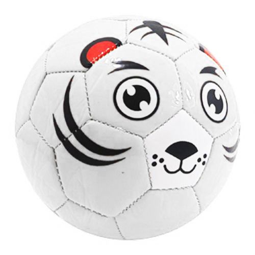 Мяч футбольный №2 "Тигрик" (белый) фото