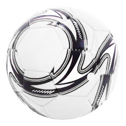 Мяч футбольный №2 лакированный (белый) фото