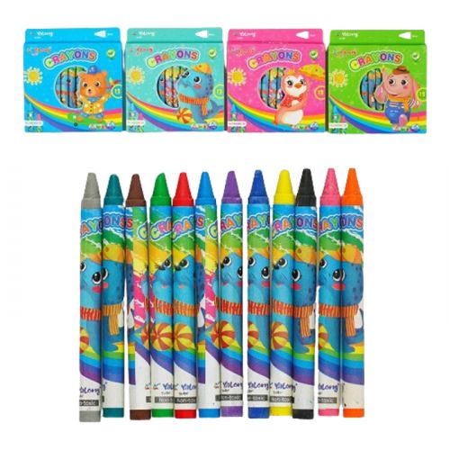 Набір воскових олівців "Crayons" (12 шт) фото