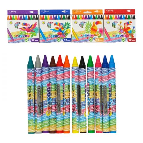 Набор восковых карандашей "Crayons" (12 шт) фото