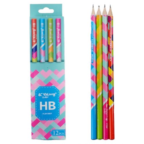 Набір олівців графітних HB (12 шт) фото