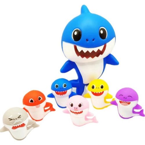 Набір іграшок для ванни "Baby Shark" (7 шт) фото