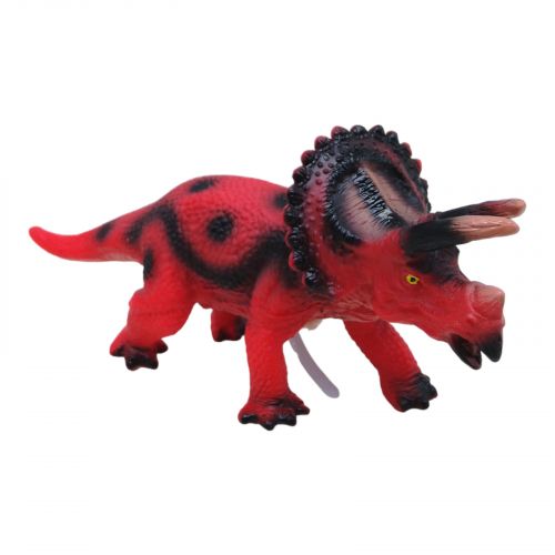 Динозавр резиновый со звуком "Трицератопс" фото