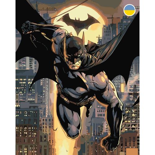 Картина по номерах "Бетмен" 40x50 см фото