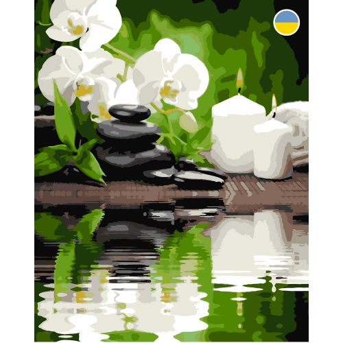 Картина по номерах "Спокій орхідей" 40x50 см фото