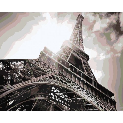Картина по номерах "Ейфелева вежа" 40x50 см фото