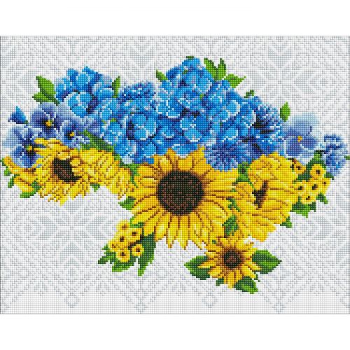 Алмазна мозаїка "Квітуча Батьківщина"  40х50 см фото