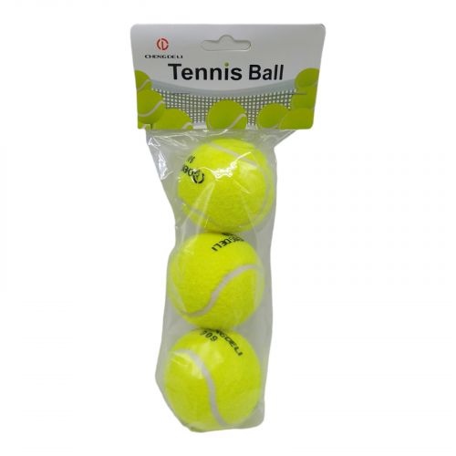 Набор мячиков для тенниса, 3 шт.  (салатовый) фото