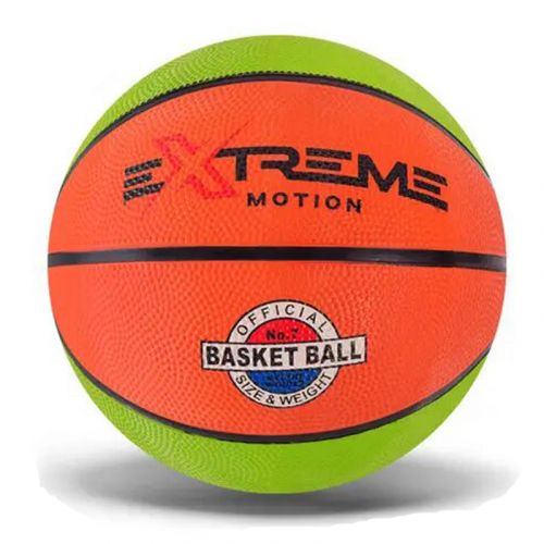 Мʼяч баскетбольний №7 "Extreme" (зелений+помаранчевий) фото