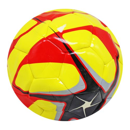 Мяч футбольный №5 детский (желтый) фото