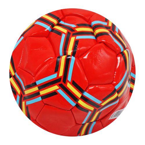 Мяч футбольный №5 детский (красный) фото