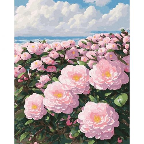 Картина по номерам "Розовое поле" 40х50 см фото