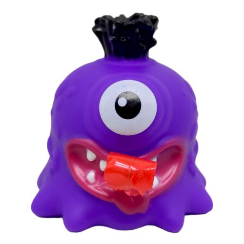 Игрушка-антитресс "Монстрик с дуделкой" (фиолетовый) фото