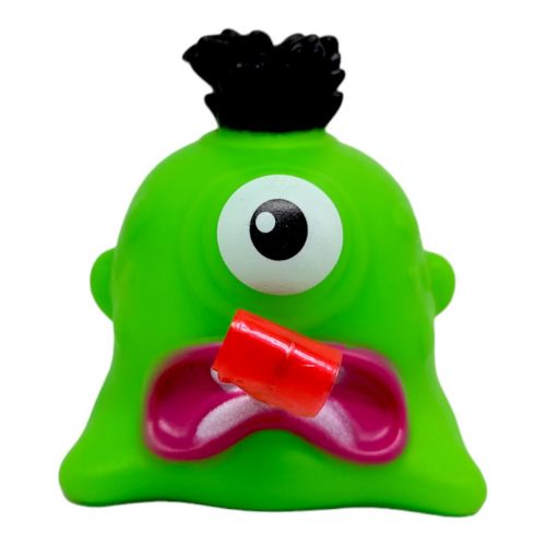 Іграшка-антистрес "Монстрик з дуділкою" (зелений) фото